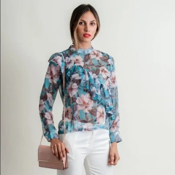 Beulah Jewel Overlay Top